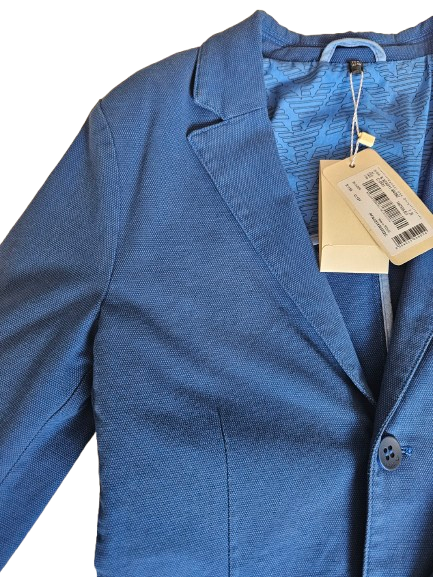 Boys Jacket - Armani Junior kidswear - Blue Jacket