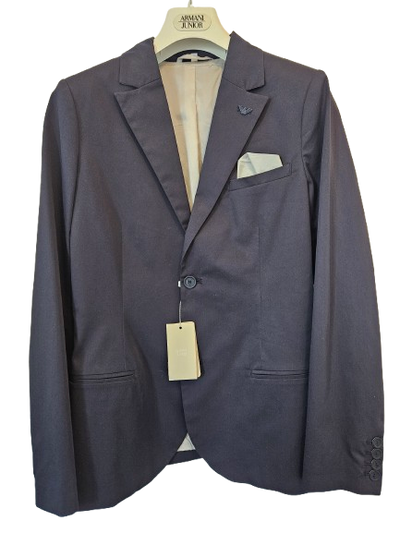 Boys Jacket - Armani Junior kidswear - Navy Jacket
