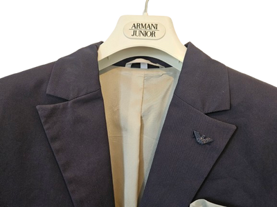 Boys Jacket - Armani Junior kidswear - Navy Jacket