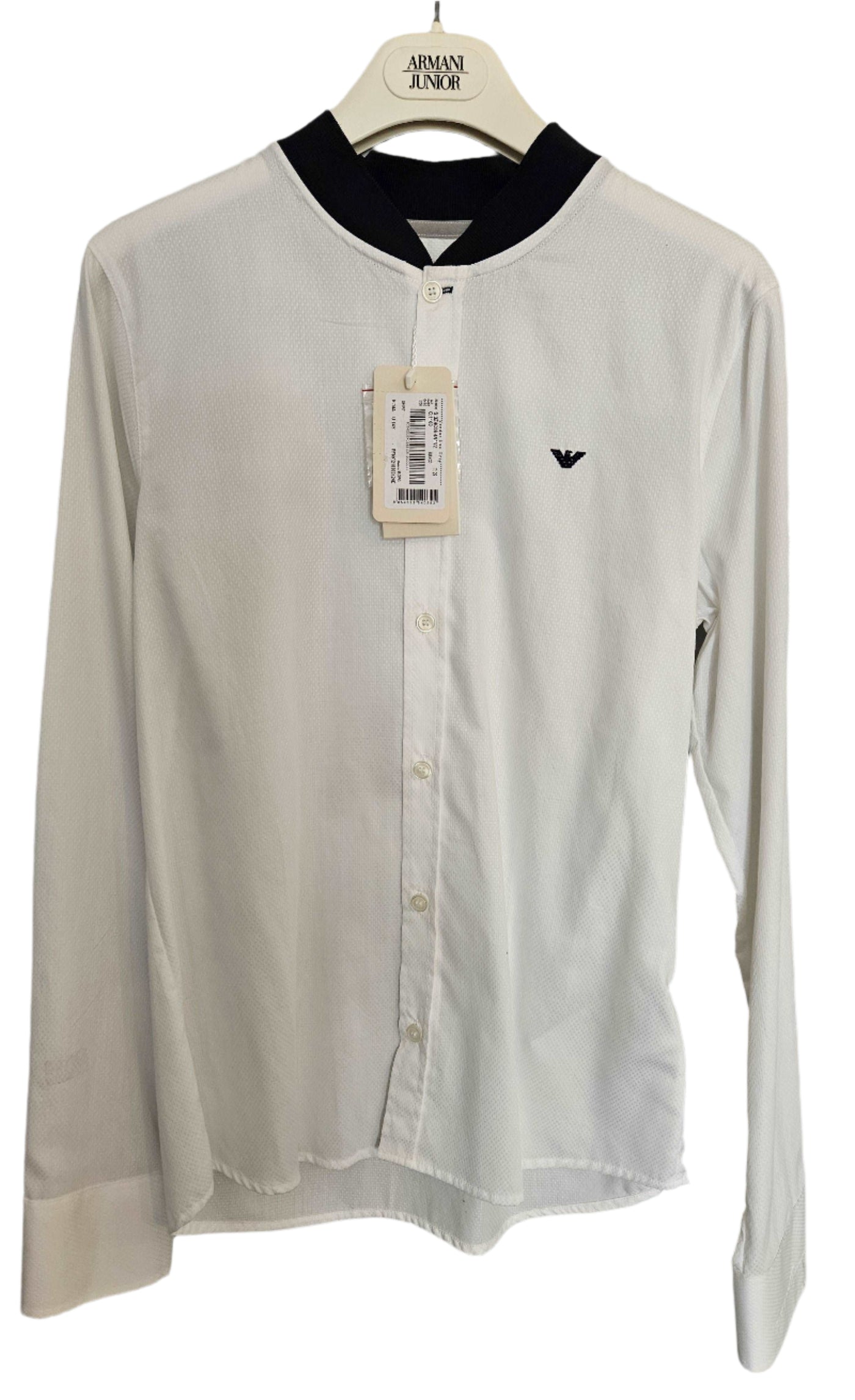 Shirt - Armani - White button-down shirt Long Sleeves