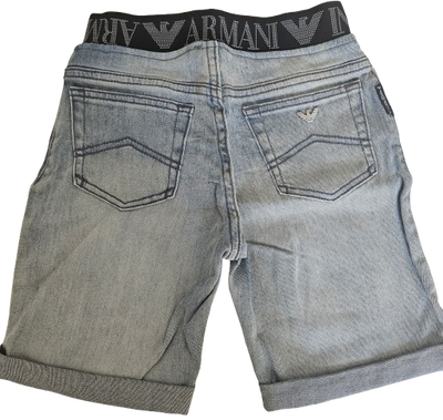 Boys Shorts - Armani Junior kidswear - Jeans Bermuda