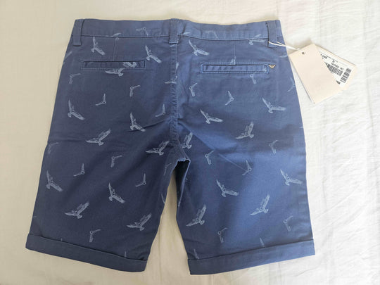 Shorts - Armani -  Blue Cotton Barmuda