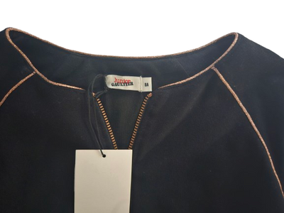 Girls Tops - Jean Paul Gaultier Kids - Girls Black Zipped Up sweatshirt