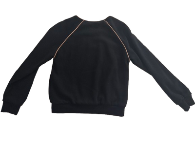 Girls Tops - Jean Paul Gaultier Kids - Girls Black Zipped Up sweatshirt