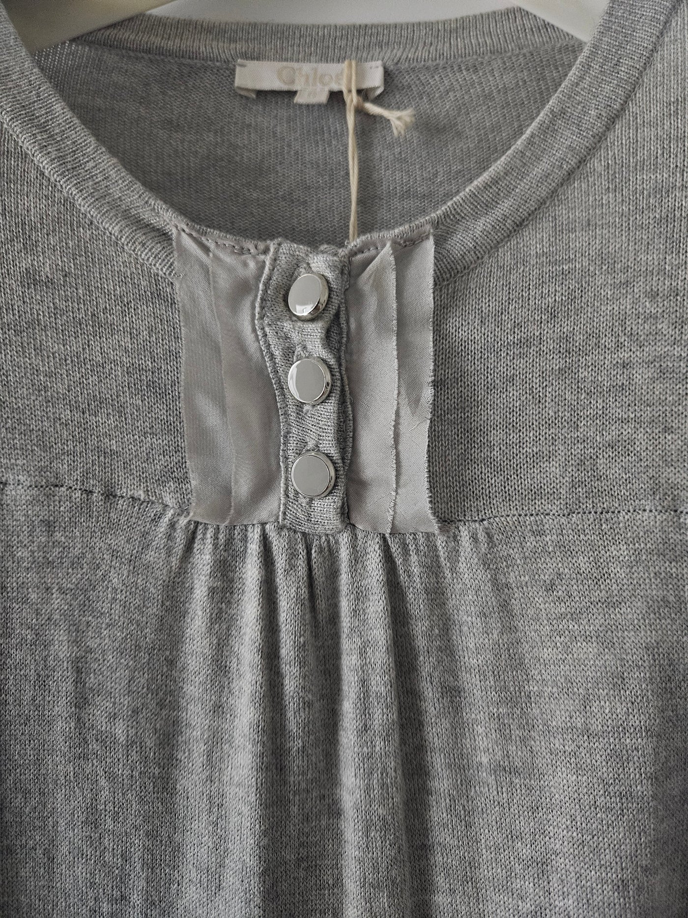 Girls Dress -Chloé Kids - Grey Dress