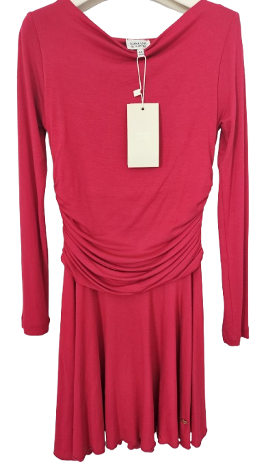 Girls Dress - Armani Junior kidswear - Red Dress