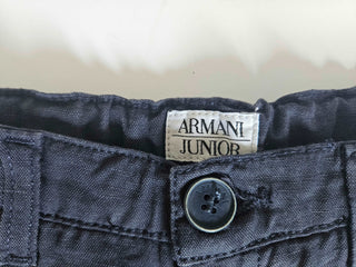 Shorts - Armani - Cotton Navy Barmuda