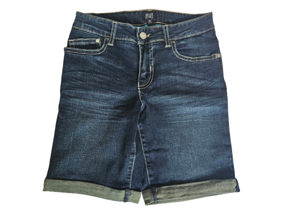 Boys Shorts - Armani Junior kidswear - Blue Jeans Bermuda