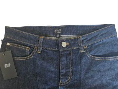 Boys Pants - Armani Junior kidswear - Blue Jeans