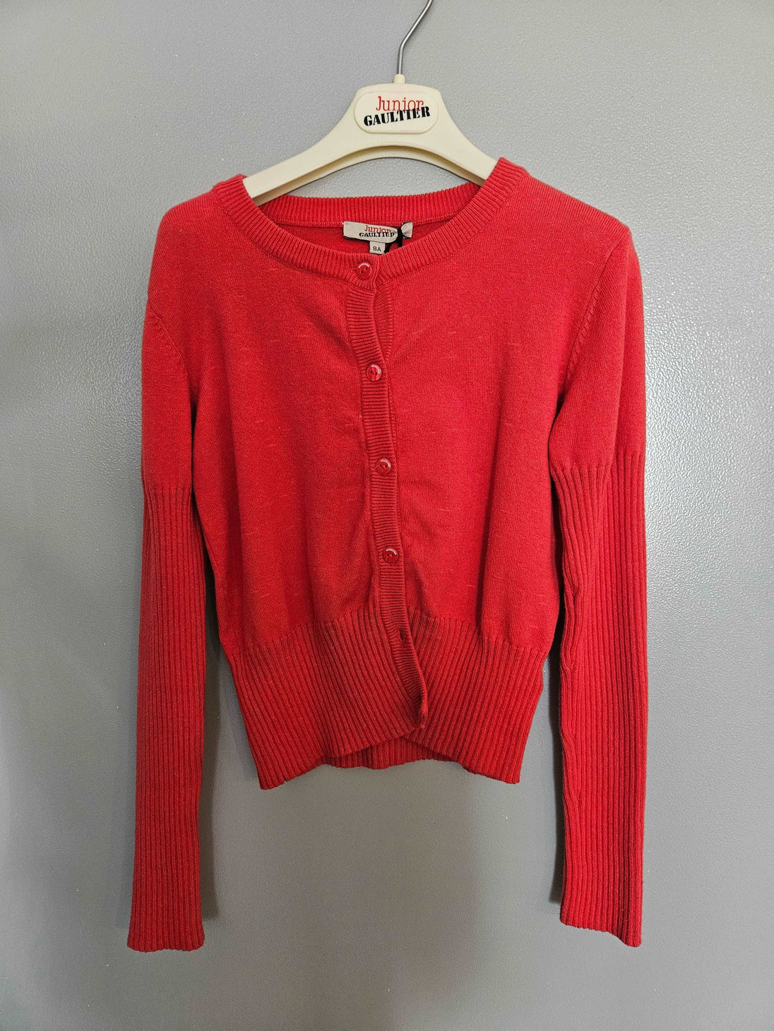 Layering Pieces - Jean Paul Gaultier - Red Cardigan