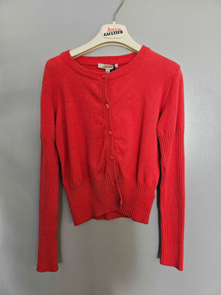 Layering Pieces - Jean Paul Gaultier - Red Cardigan