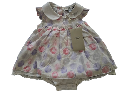 Baby Girls Dress - Armani Junior kidswear - Floral Overall