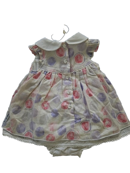 Baby Girls Dress - Armani Junior kidswear - Floral Overall
