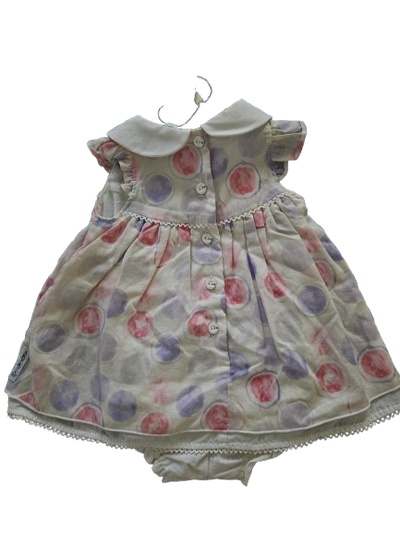 Baby Girls Dress - Armani Junior kidswear - Floral Overall