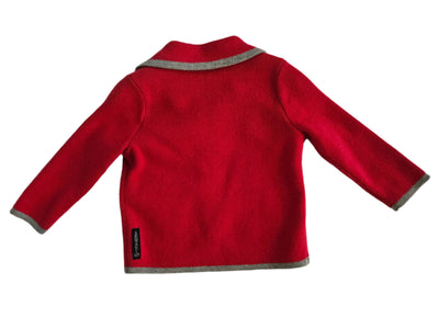 Top - Armani - Red Wool Jacket