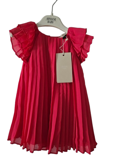 Baby Girls Dress - Armani Junior kidswear - Pink Dress