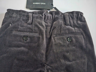 Dark Grey Corduroy