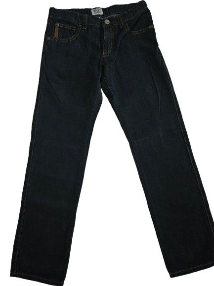 Boys Pants - Armani Junior kidswear - Dark Blue Jeans