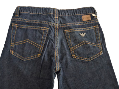 Boys Pants - Armani Junior kidswear - Dark Blue Jeans