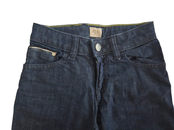 Kids Pants - Armani Junior kidswear - Dark Blue Jeans