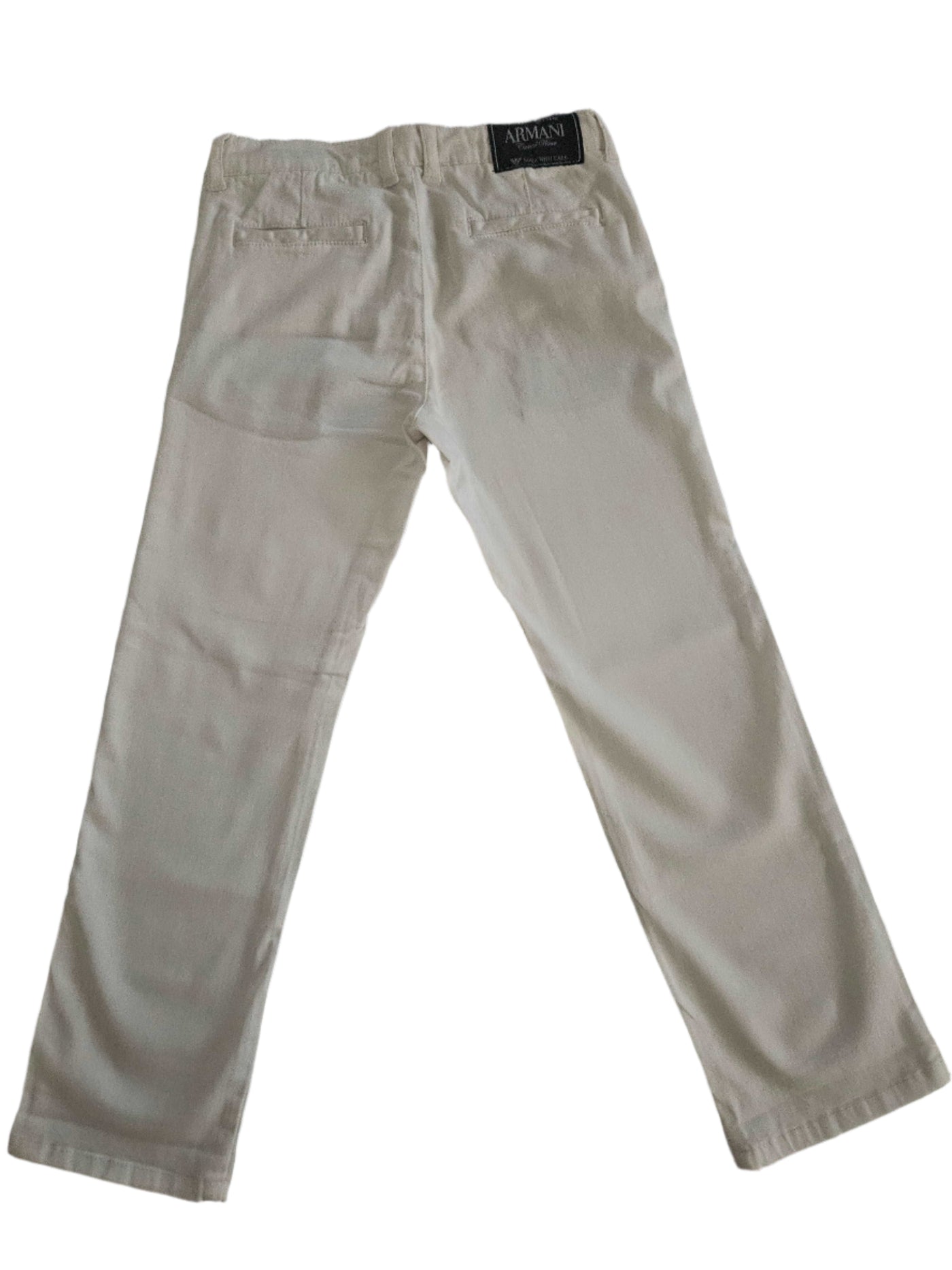 Pants - Armani - White Cotton