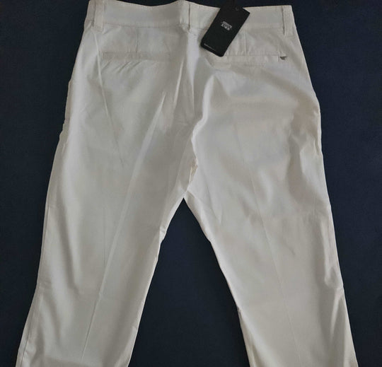 Pants - Armani - White Cotton