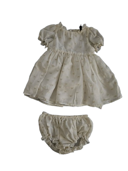 Baby Girls Dress- Armani Junior kidswear -Dress&Bottom