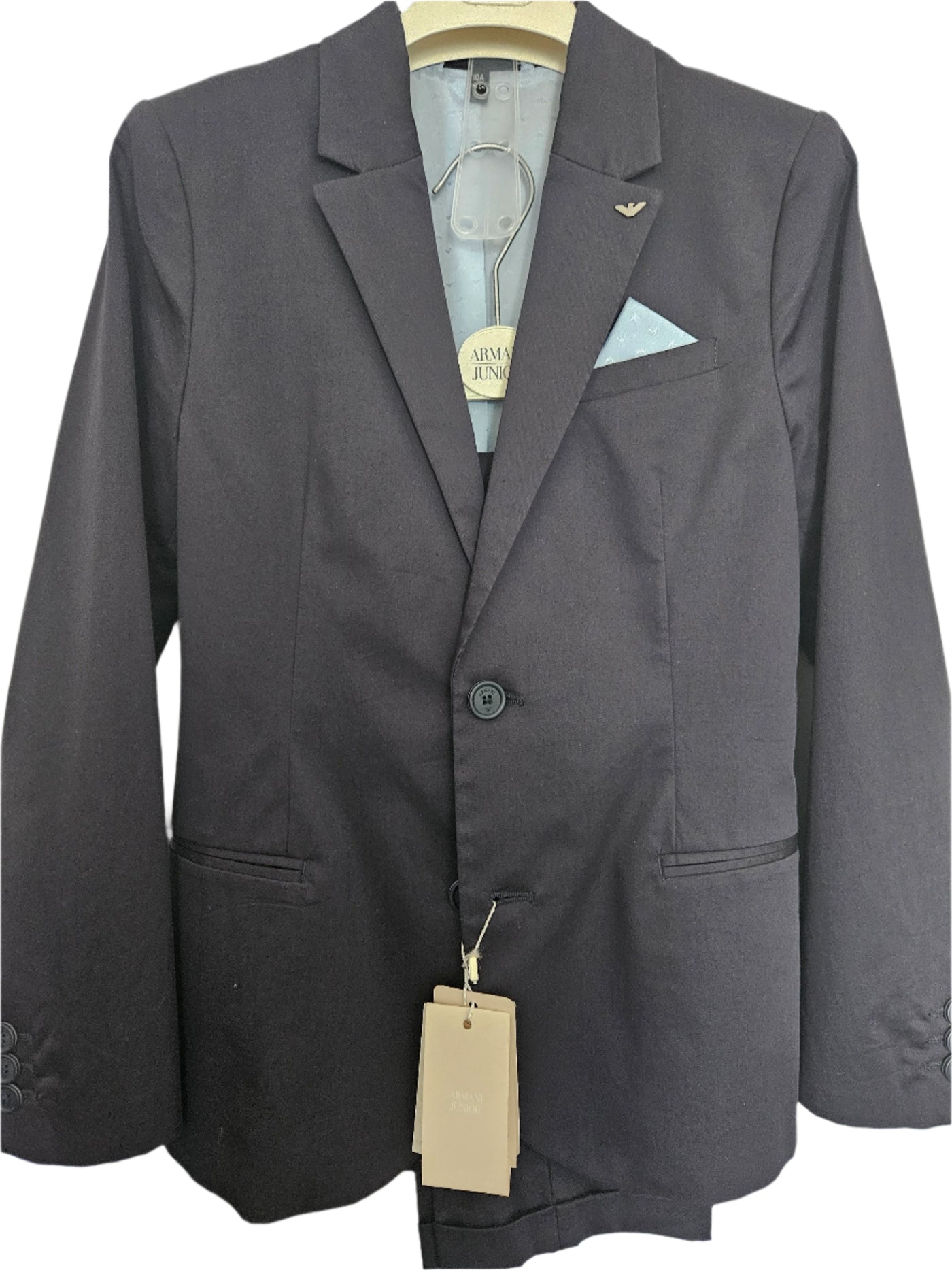 Boys Suit - Armani Junior kidswear - Navy Suit