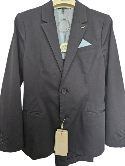 Boys Suit - Armani Junior kidswear - Navy Suit