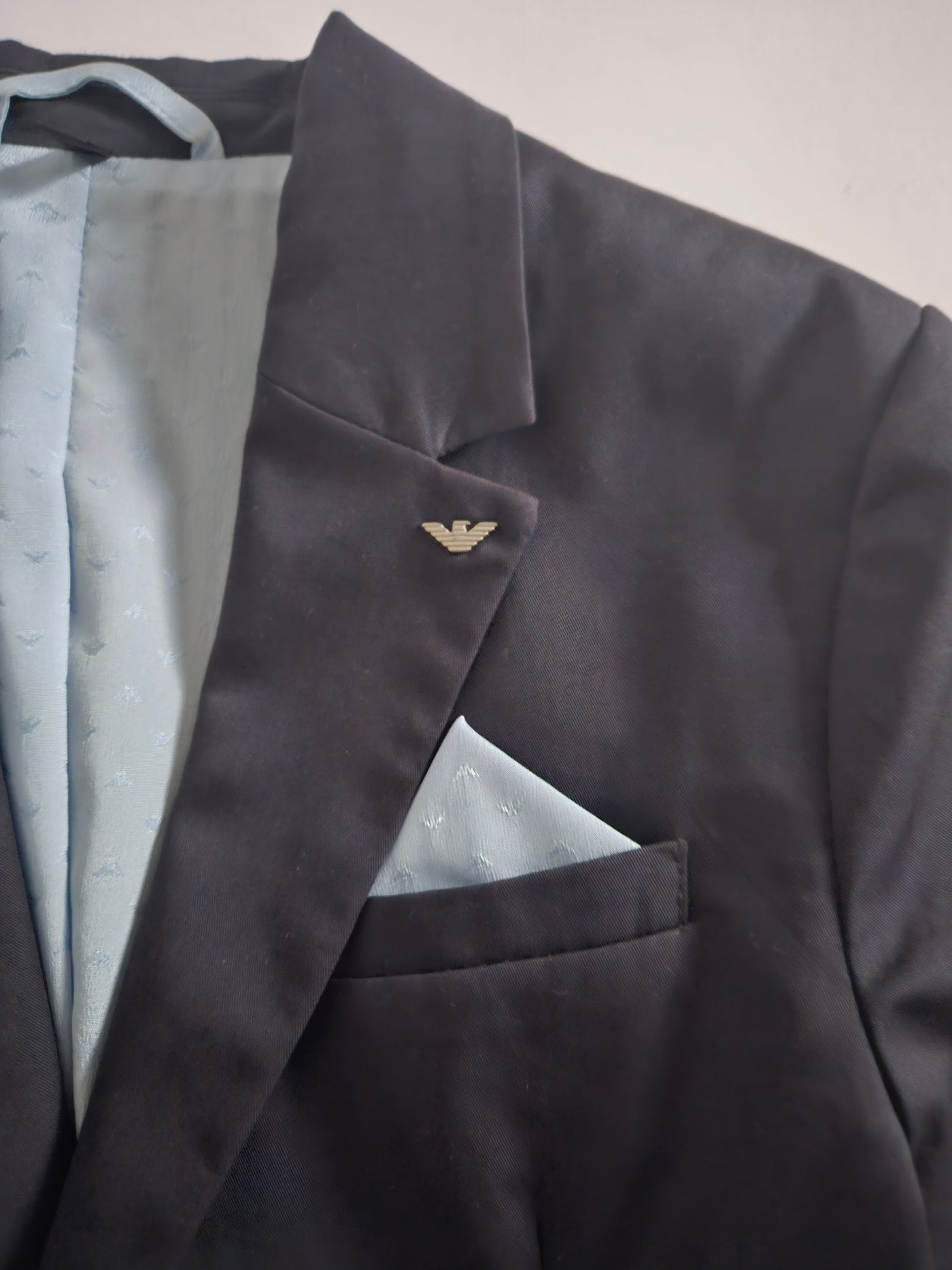 Boys Suit - Armani Junior kidswear - Navy Suit