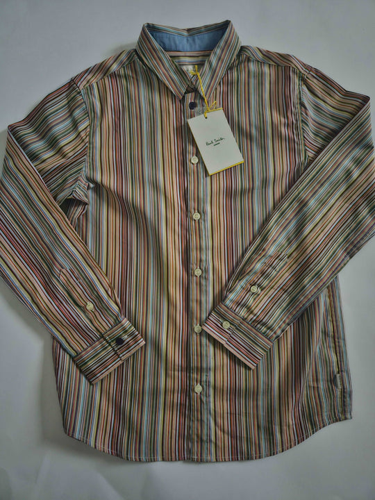 Shirt - Paul Smith - Happy Colors stripped button-down shirt with Long Sleeves