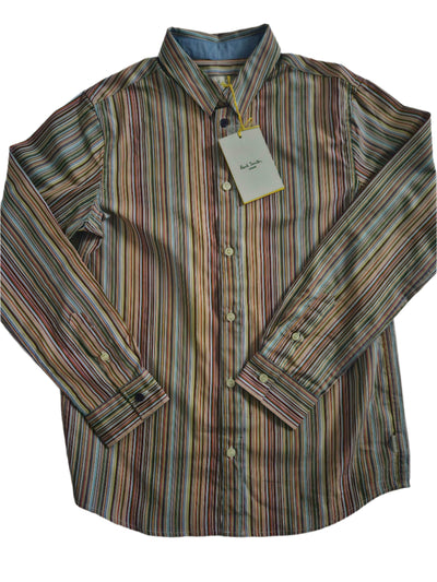 Shirt - Paul Smith - Happy Colors stripped button-down shirt with Long Sleeves