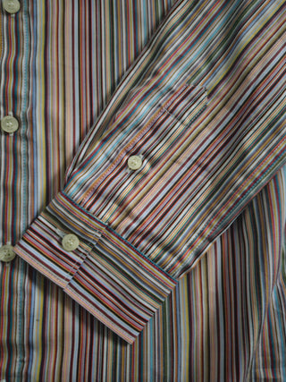 Shirt - Paul Smith - Happy Colors stripped button-down shirt with Long Sleeves