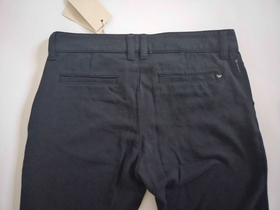 Pants - Armani - Navy Cotton