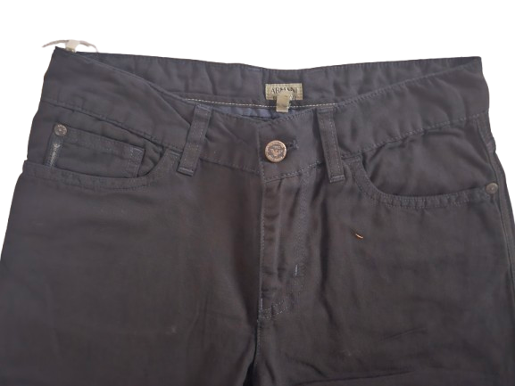 Boys Pants - Armani Junior kidswear - Navy Jeans