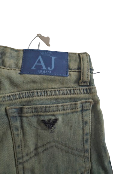 Boys Pants - Armani Junior kidswear - Light Blue Jeans