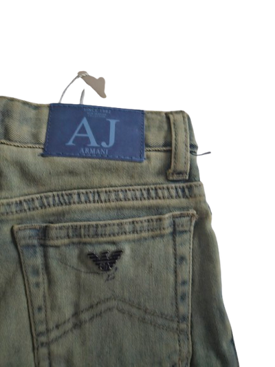 Boys Pants - Armani Junior kidswear - Light Blue Jeans