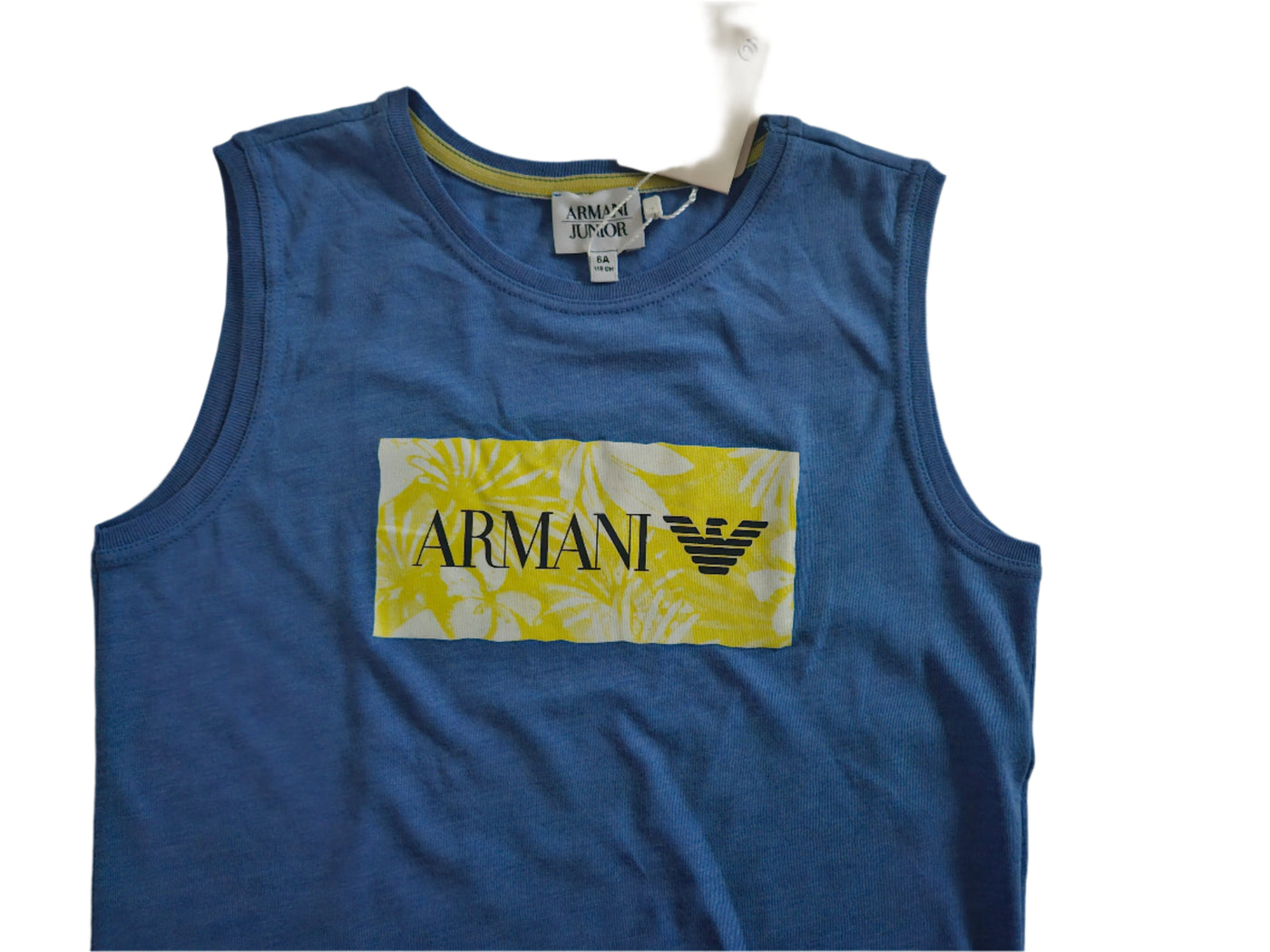 Boys Tank top - EA7 Kidswear - Blue Tricot