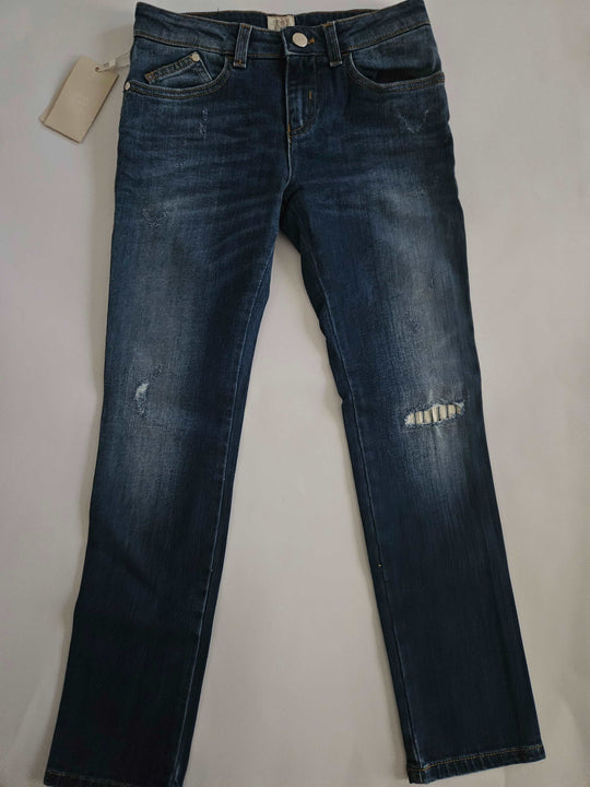 Pants - Armani - Dark Blue Rubbed Jeans