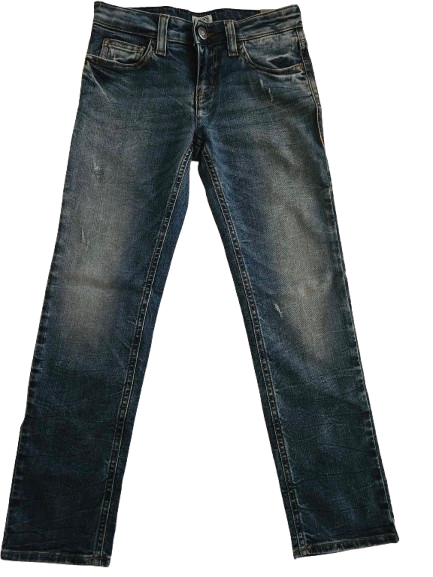 Boys Pants - Armani Junior kidswear - Blue Jeans