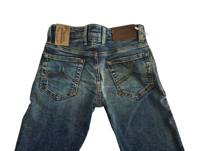 Boys Pants - Armani Junior kidswear - Blue Jeans