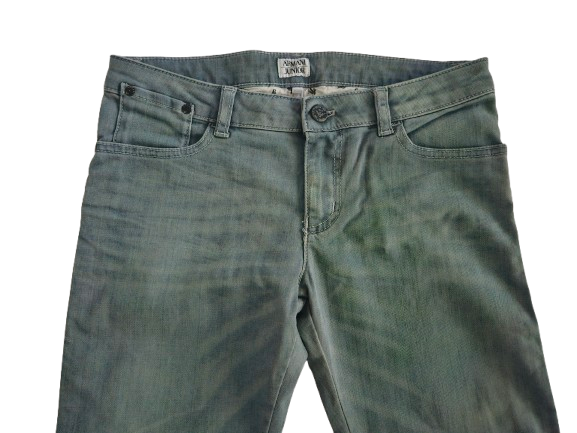 Boys Pants - Armani Junior kidswear -  Grey Jeans