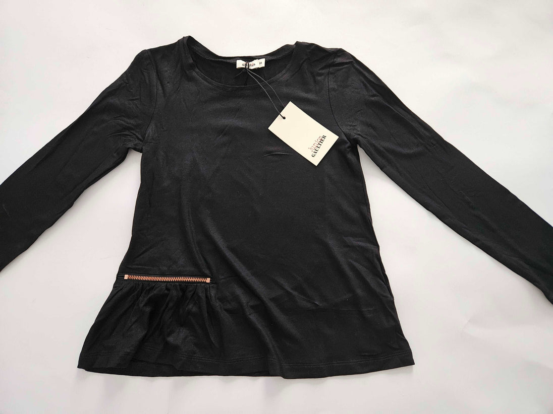 Shirts - Jean Paul Gaultier - Black Tricot with a zipper pocket