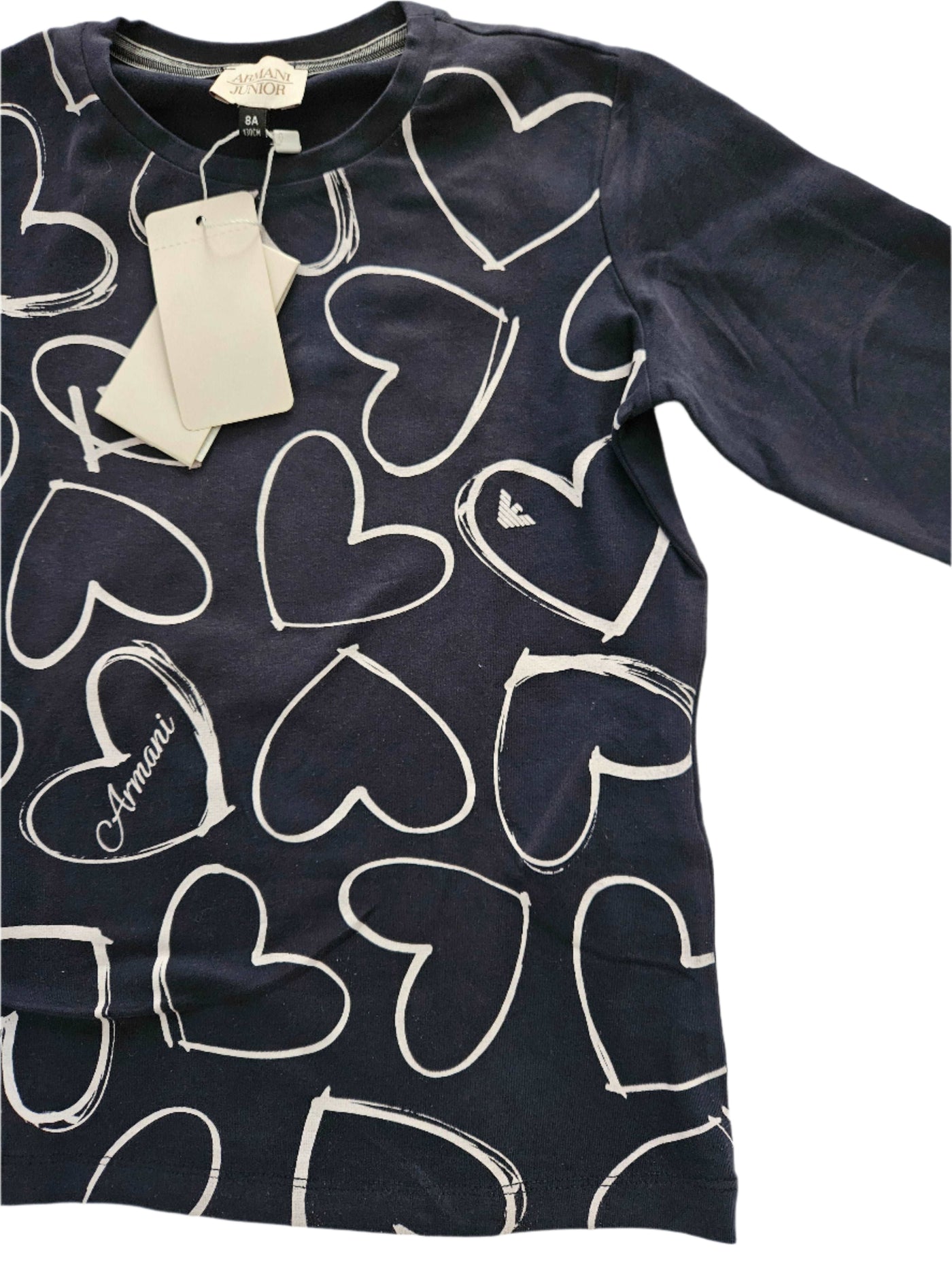 Shirts - Armani - Tricot T-shirt with Golden Stars