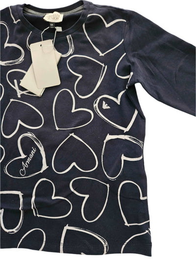 Shirts - Armani - Tricot T-shirt with Golden Stars