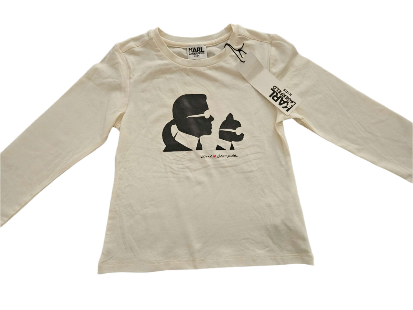Girls T-Shirt - Lagerfeld kids - Long Sleeves T-Shirt