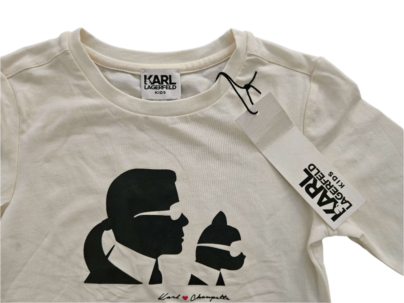 Girls T-Shirt - Lagerfeld kids - Long Sleeves T-Shirt