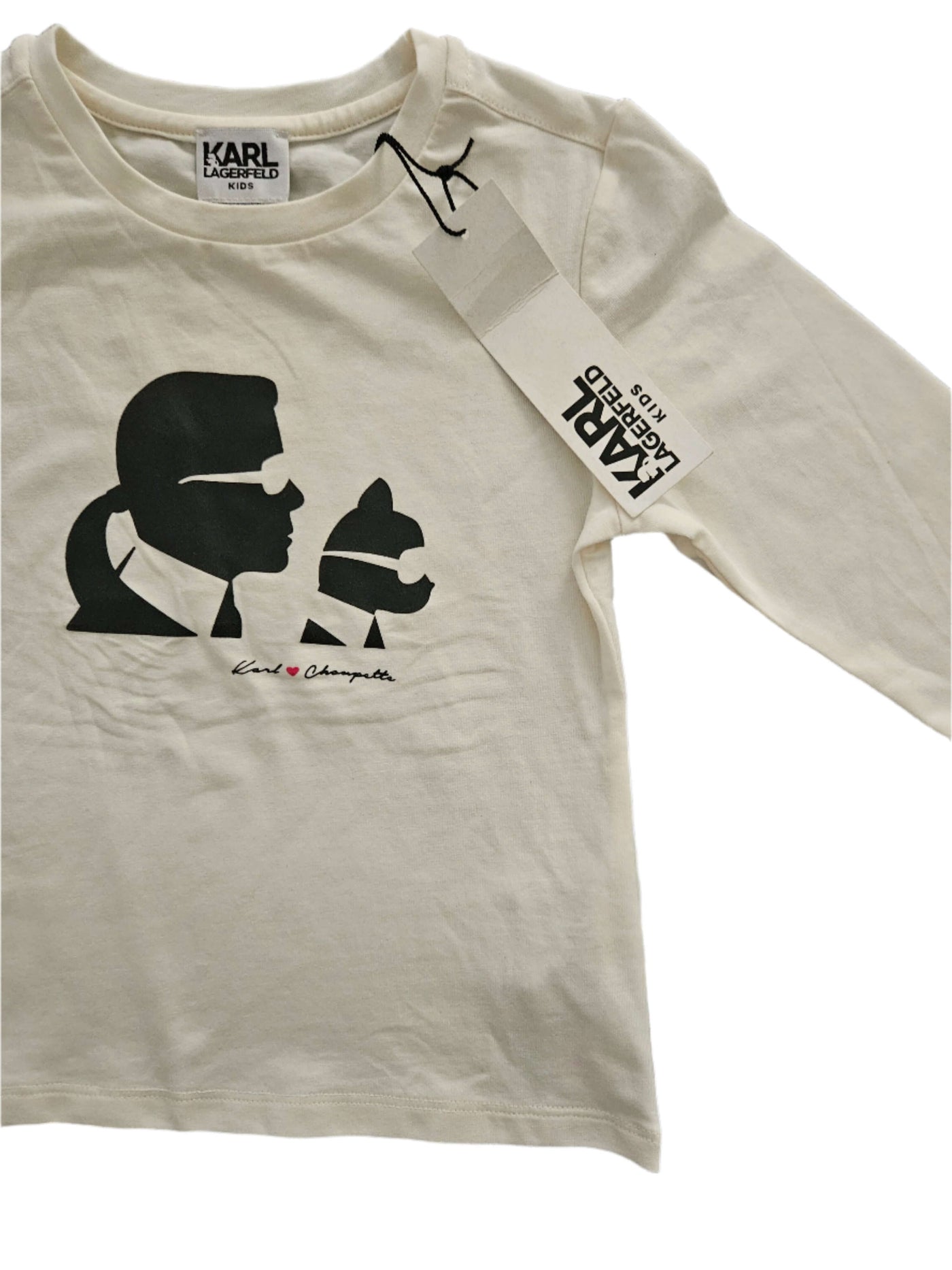 Girls T-Shirt - Lagerfeld kids - Long Sleeves T-Shirt