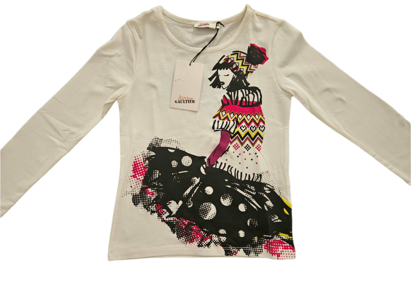 Shirts - Jean Paul Gaultier - Cream Tricot T-shirt