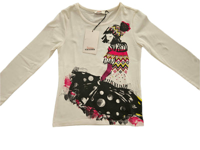 Shirts - Jean Paul Gaultier - Cream Tricot T-shirt